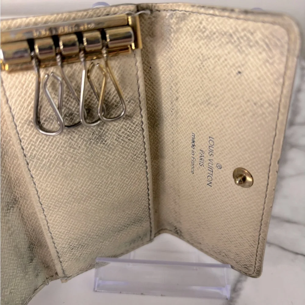 Louis Vuitton Damier Azur Multiple 4 Key Case‎